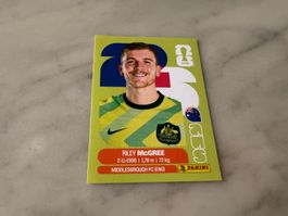 Panini FIFA Fussball WM 2026 Sticker Riley McGree AUS 12
