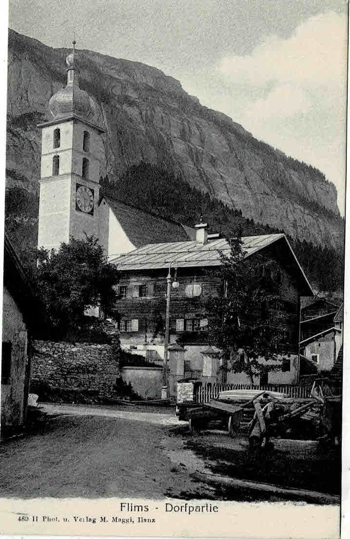 Cartoline postali: Flims Dorfansicht – Usato da Sulz AG venduto da Oberdanne8