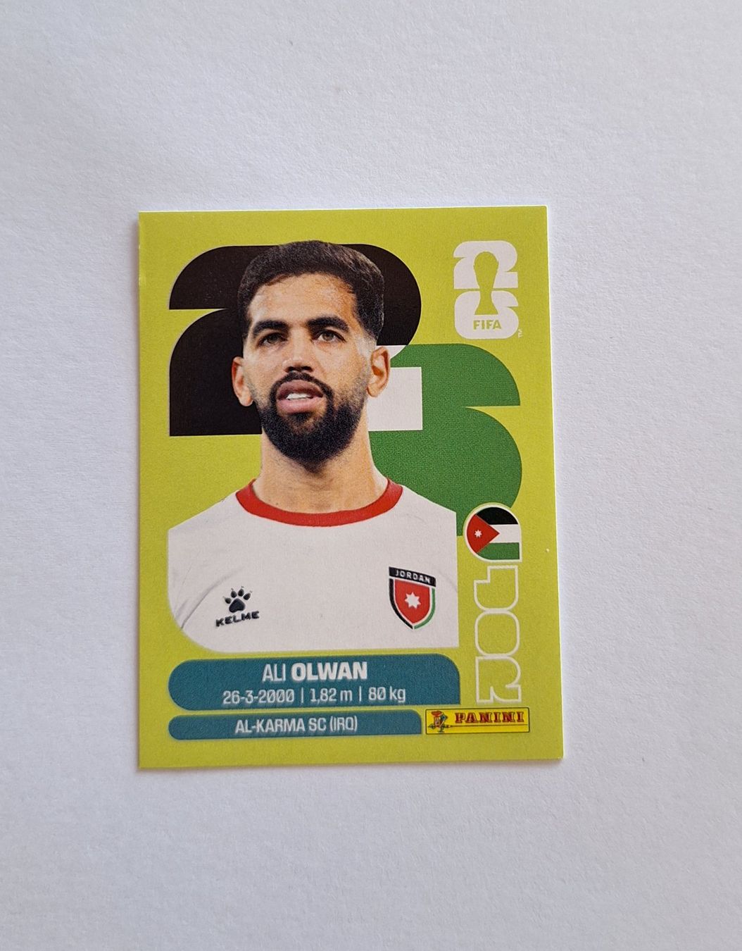 Panini Carte collezionabili: Panini Ali Olwan JOR 18 – Nuovo (secondo la descrizione) da Romanens venduto da Crocette