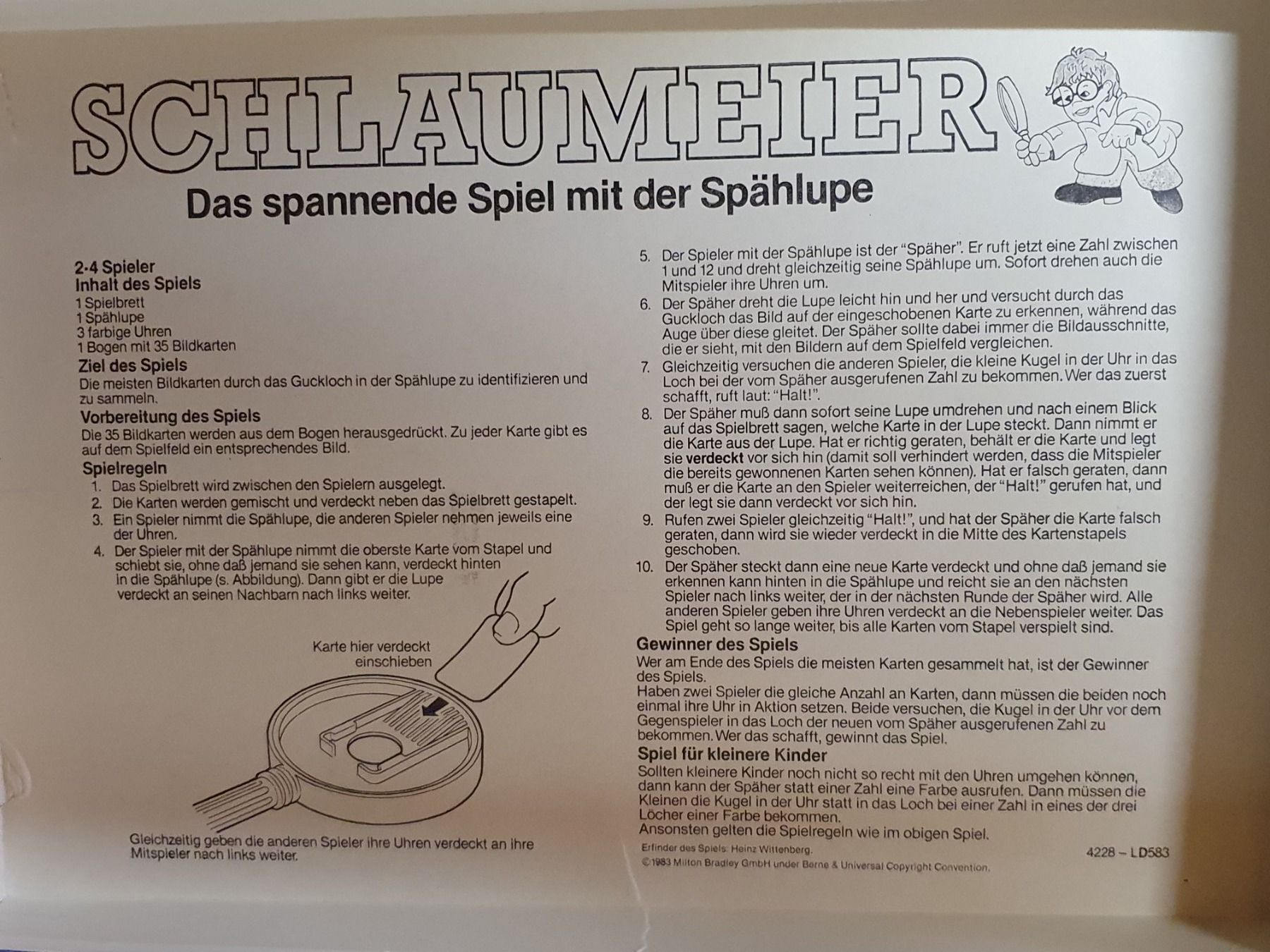 Spiele: SCHLAUMEIER MB Spiele / Brettspiel – Gebraucht aus Oberdorf BL von BaldenEagle 2