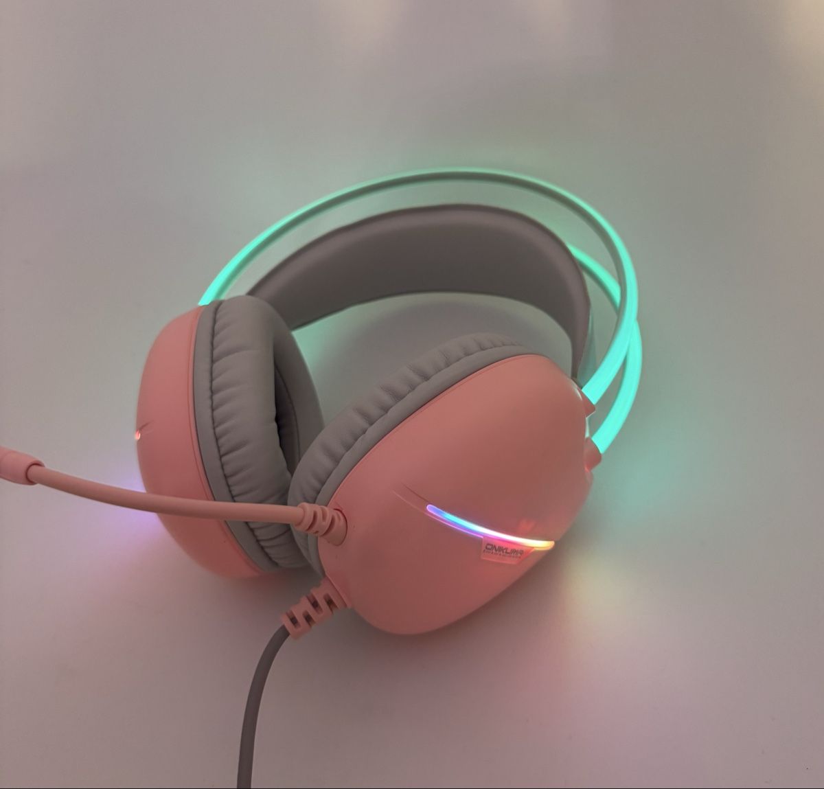 Kopfhörer: Onikuma X33 RGB Rosa PC-Headset mit LED – Neu (gemäss Beschreibung) aus Herisau von Seyashop1 4