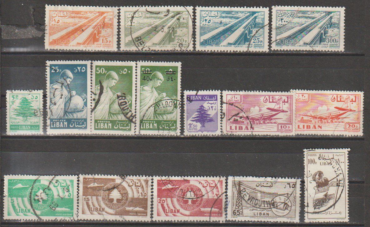 Alle Briefmarken: Liban Collection Mixte Diverses Valeurs Bon État – Gebraucht aus Crans-Montana von kira56 1