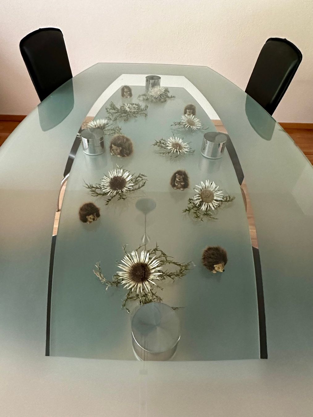 Tables: Glastisch (Bootsform) – D'occasion à Obernau par Pi100 2