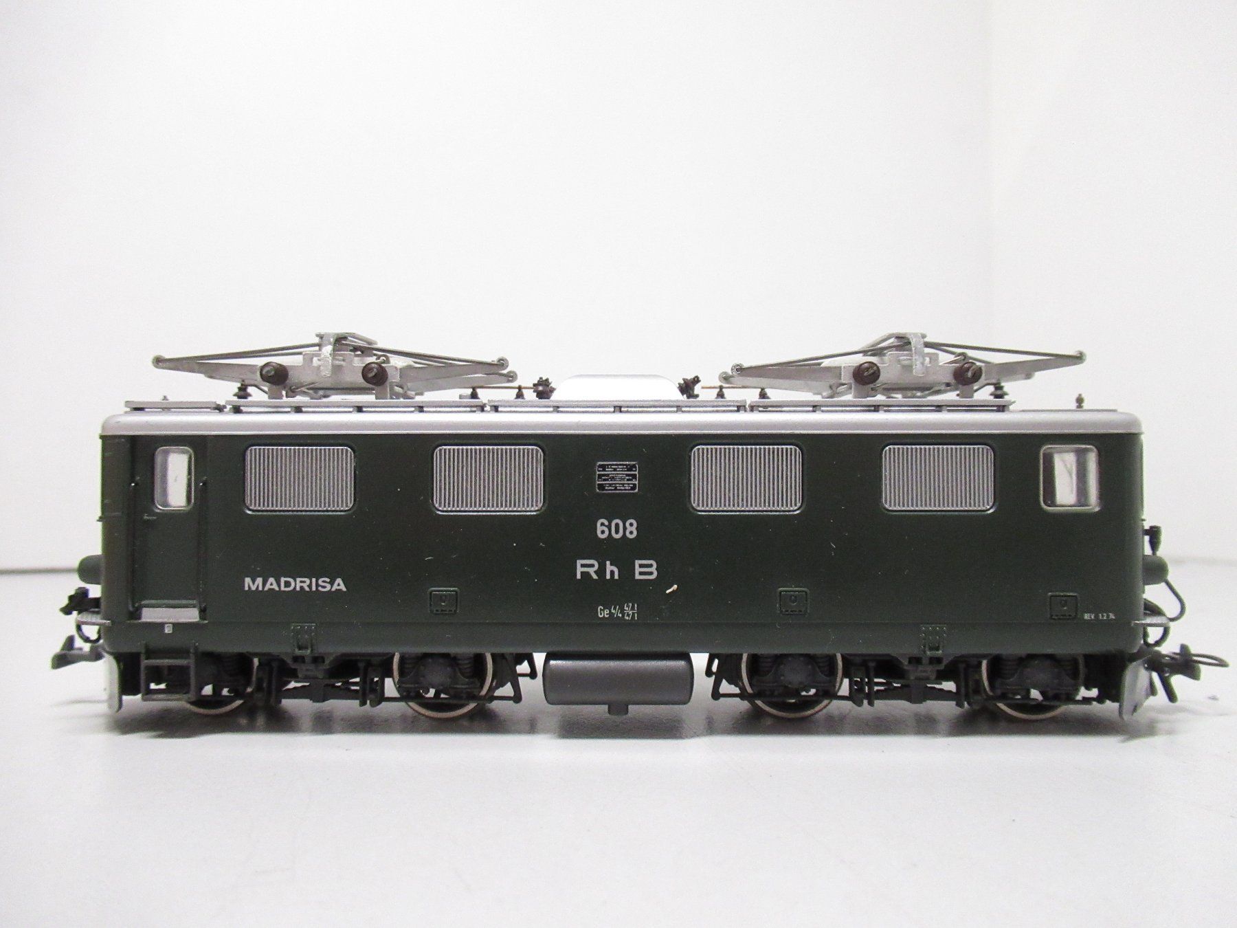 Bemo Modelleisenbahnen: Bemo 1250 E-lok Ge 4/4 der Rhätischen Bahn RhB Analog DC H0m – Gebraucht aus Basel von mhmarken 1