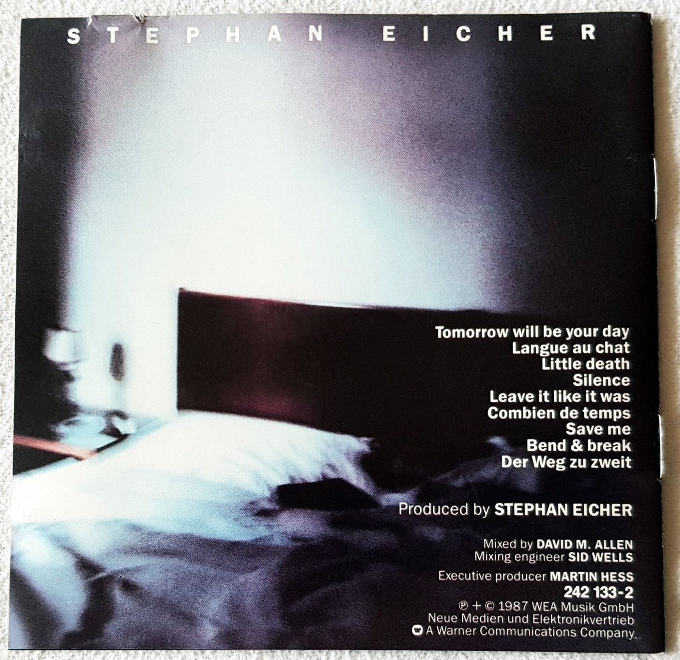 CD: Stephan Eicher – Silence - CD - 1987 - WEA – Usato da Uster venduto da Zardodel 4
