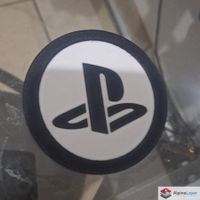PlayStation Logo Coaster 3D Printed Drink Coaster