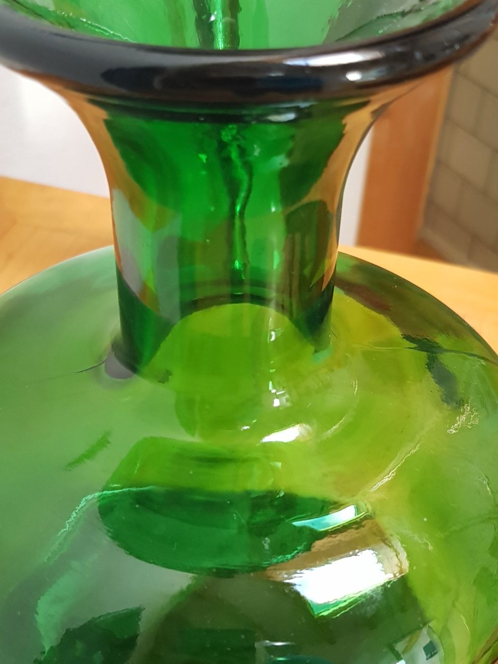 Caraffe: Vintage grüne Glaskaraffe-Dekanter – Usato da Lengnau BE venduto da Mango888 4