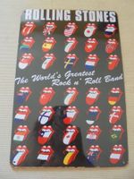 Blechschild plaque en métal " Rolling Stones " 20 x 30 cm