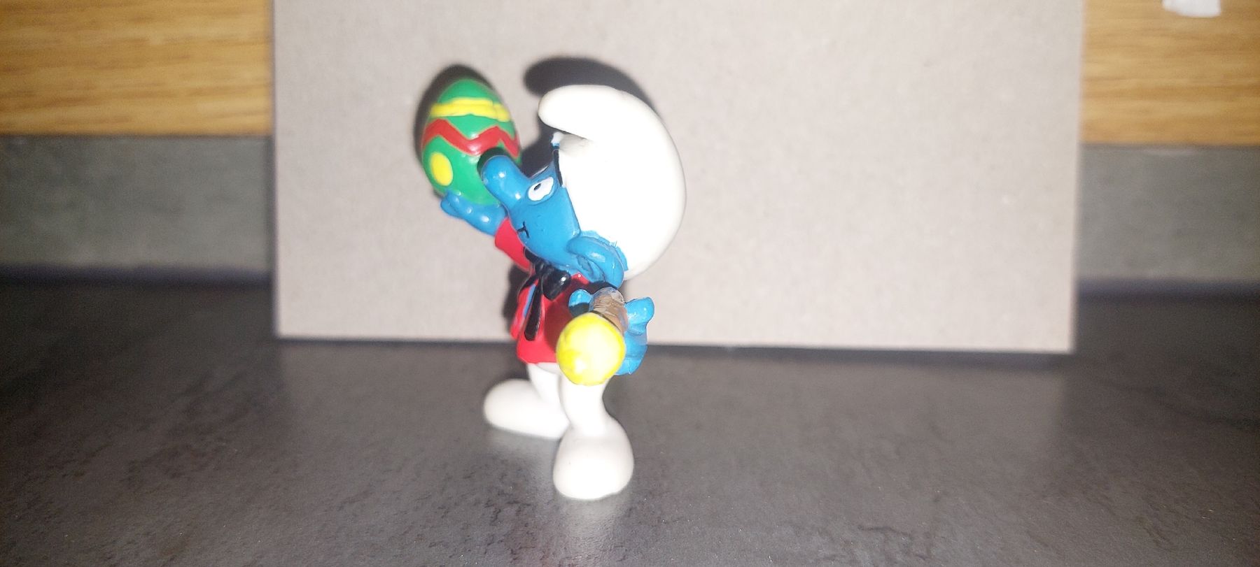 Schleich Statuette: Schlümpfe Figur Maler mit Osterei Schleich  – Usato da Hölstein venduto da Milka92 1