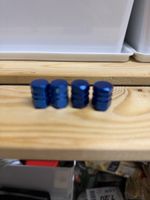 Ventilkappen Set 4 Stück blau