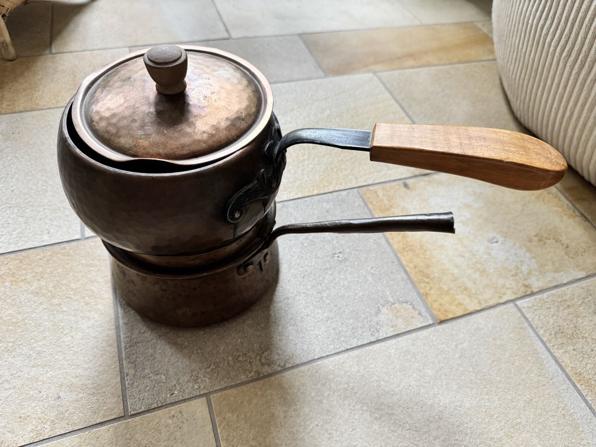 Alle Dekorationen: Kupferpfanne und Stövchen – Gebraucht aus Bäch SZ von chrk 1