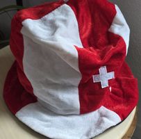 Schweizer Bucket Hat Rot/Weiss - Fasnacht