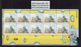 SBK 1158** Bogen-10 er Verschobene Druck