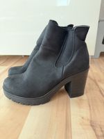 Schwarze Chelsea-Stiefeletten, Grösse 37