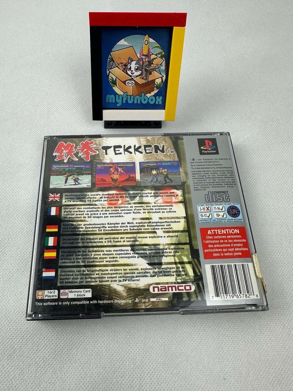 Giochi: Playstation 1 PSX  PS1 Tekken CIB Platinum – Usato da Kappel SO venduto da MyFunBox 1