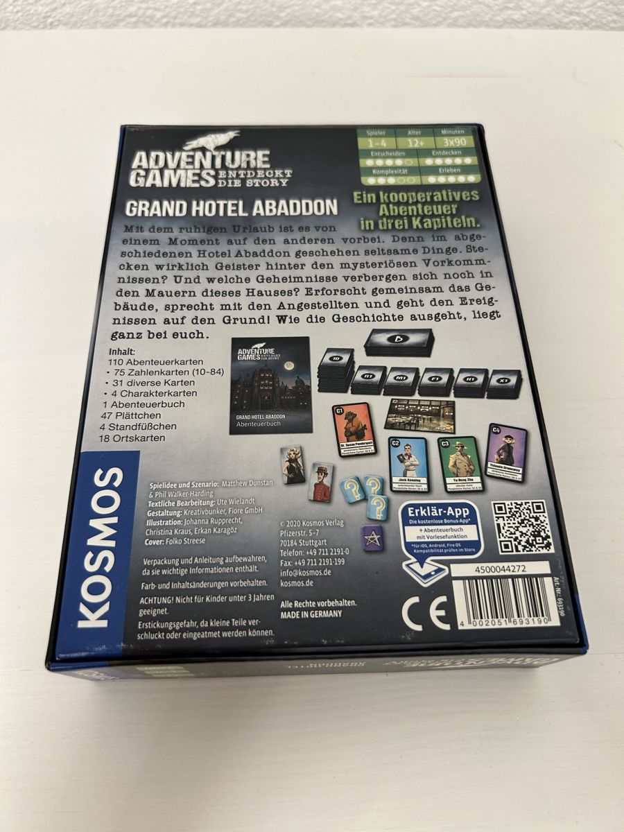 Giochi: Adventure Games: Grand Hotel Abbadon – Usato da Rorschach venduto da fla_62jm 1