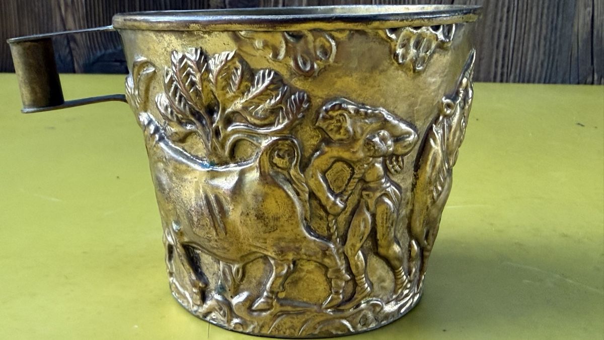 Tazze: Vaphio Becher Metall feuervergoldet – Usato da Riedholz venduto da Frettchen63