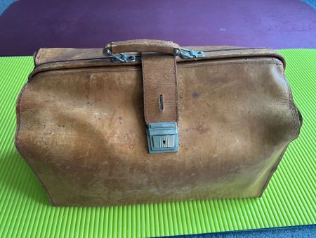 Grosse Leder Tasche / Koffer