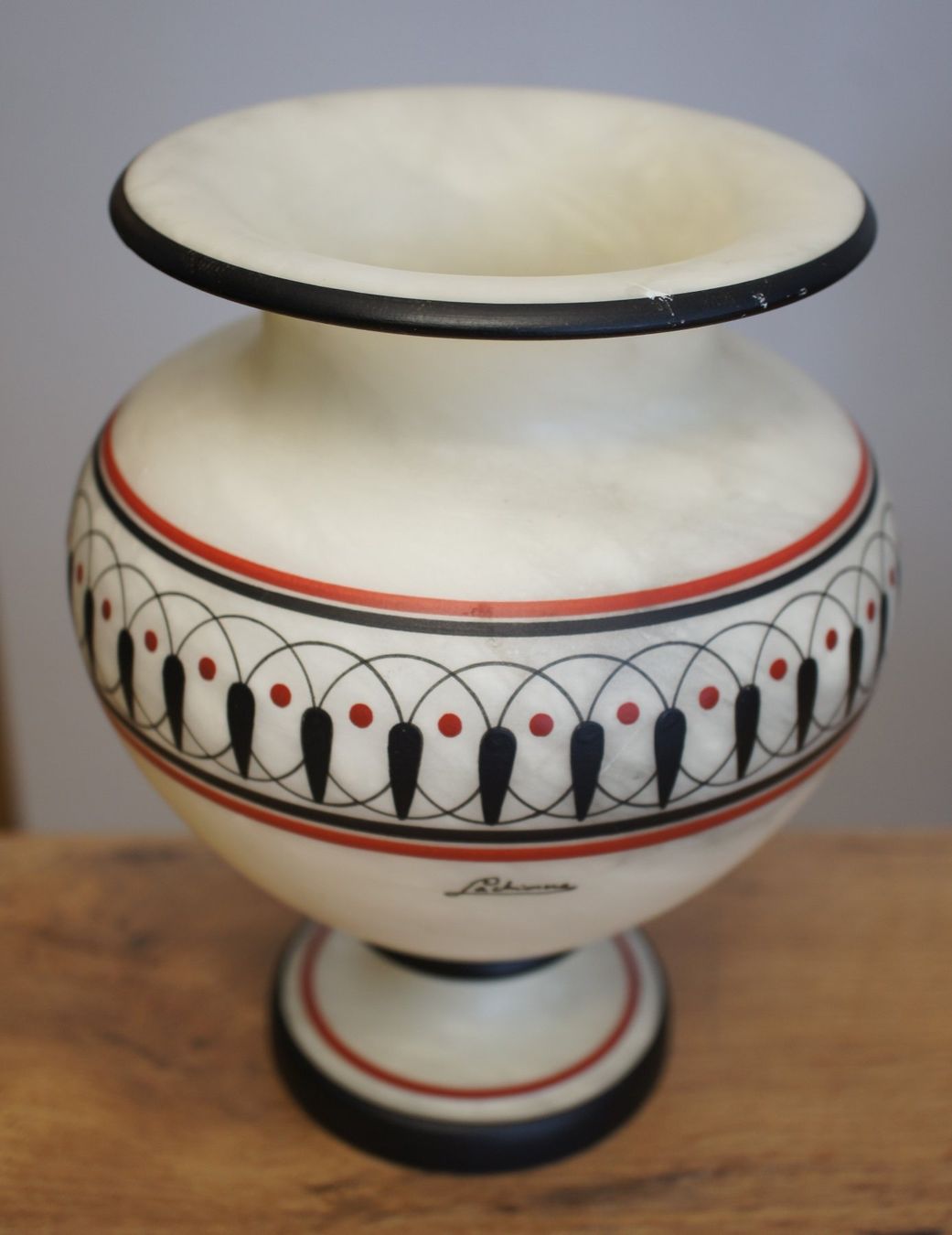 Vasi & Recipienti: Alabaster Vase signiert – Usato da Kriens venduto da 1mars10 1
