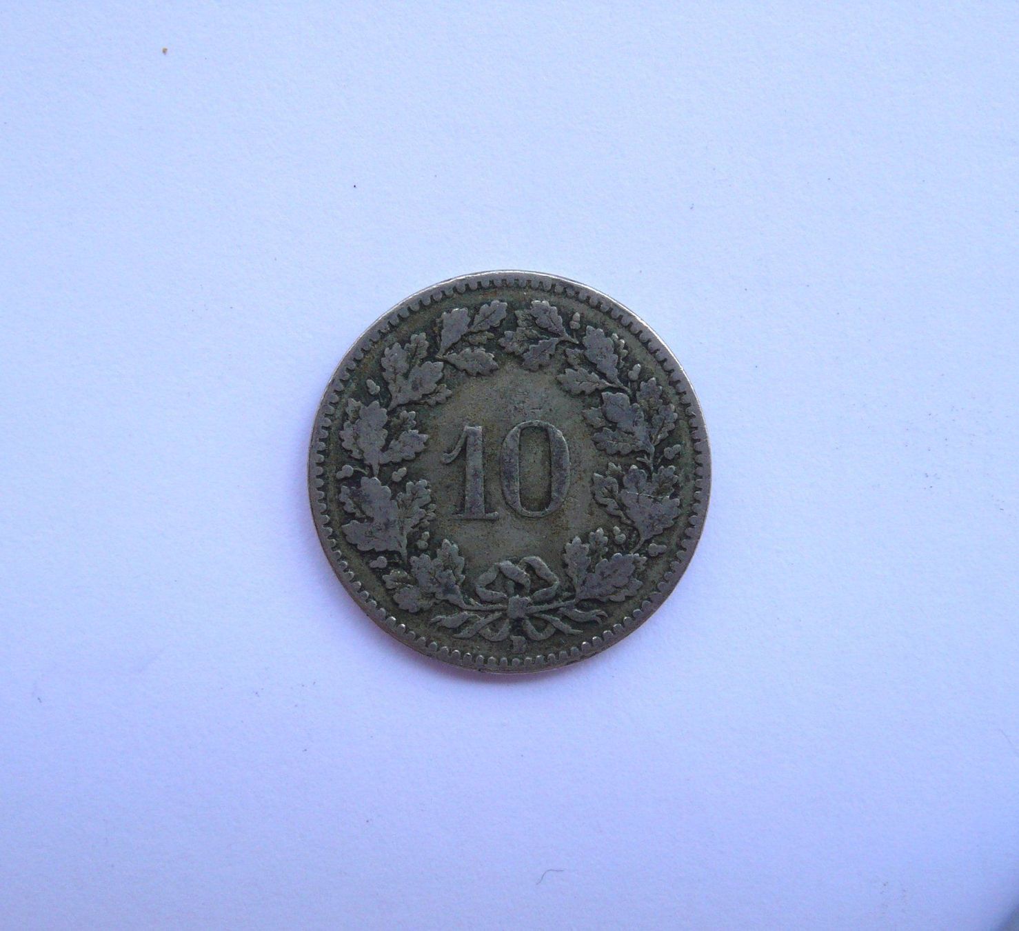 Alle Münzen: 10 Rappen von 1903! – Gebraucht aus Birmenstorf AG von tritonius