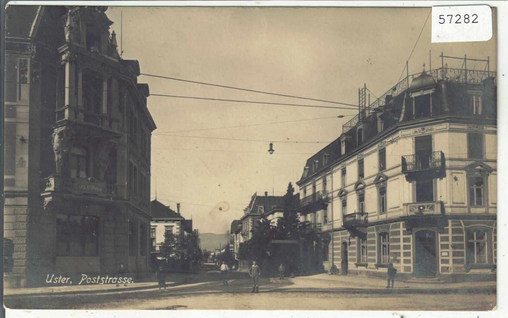 Cartes postales: Uster - Poststrasse - animee – D'occasion à Ettingen par Kartenplanet