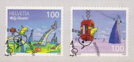 2016 Molly Monster Satz mit Ersttagsstempel (ES) KW 6.-