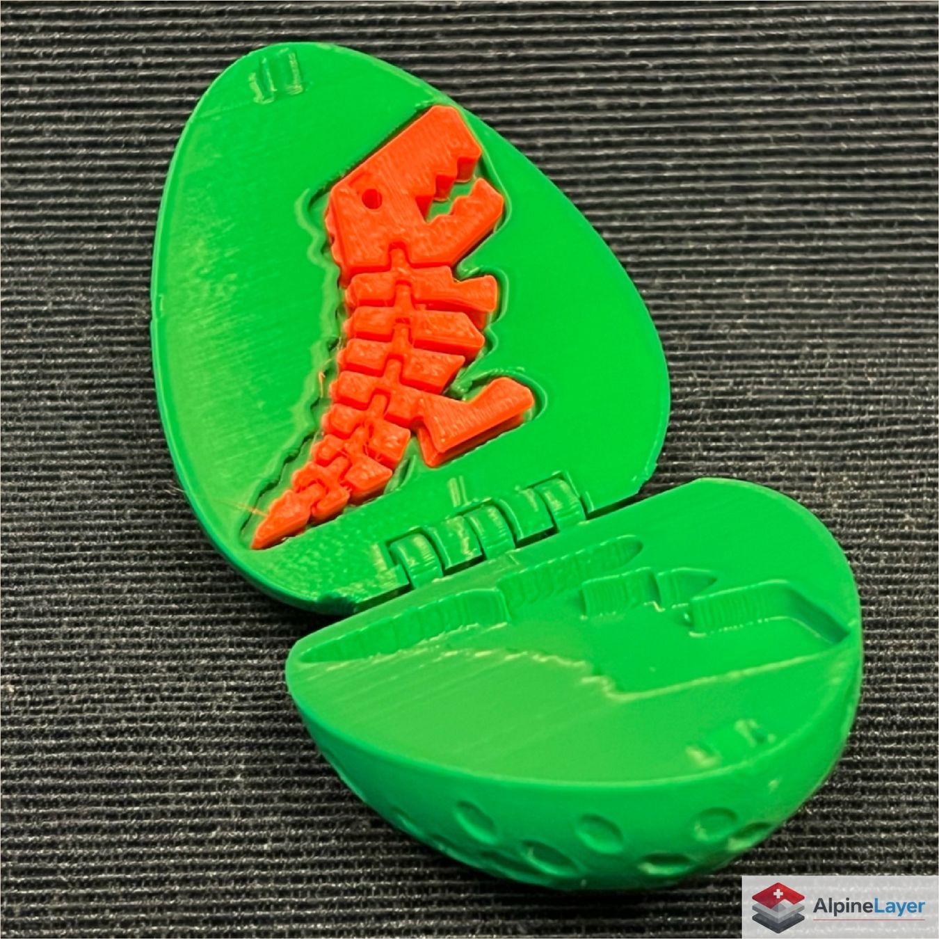 Giocattoli: Flexi Rex Dinosaur Egg 3D Printed Surprise Toy – Nuovo (secondo la descrizione) da Losone venduto da AlpineLayer 2