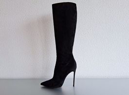 Le Silla Higheel Boots Black suede heel hight 13cm size 41