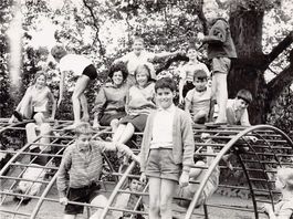 Zürich Platzspitz, drei Privatbilder einer Schulklasse 1961