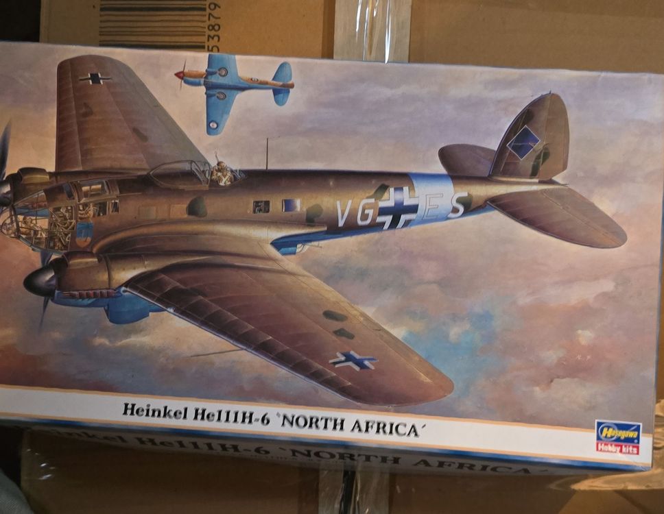 heinkel-he111h-6-nord-africa-scala-1-72-modellismo-nuovo-nuovo-e-nell