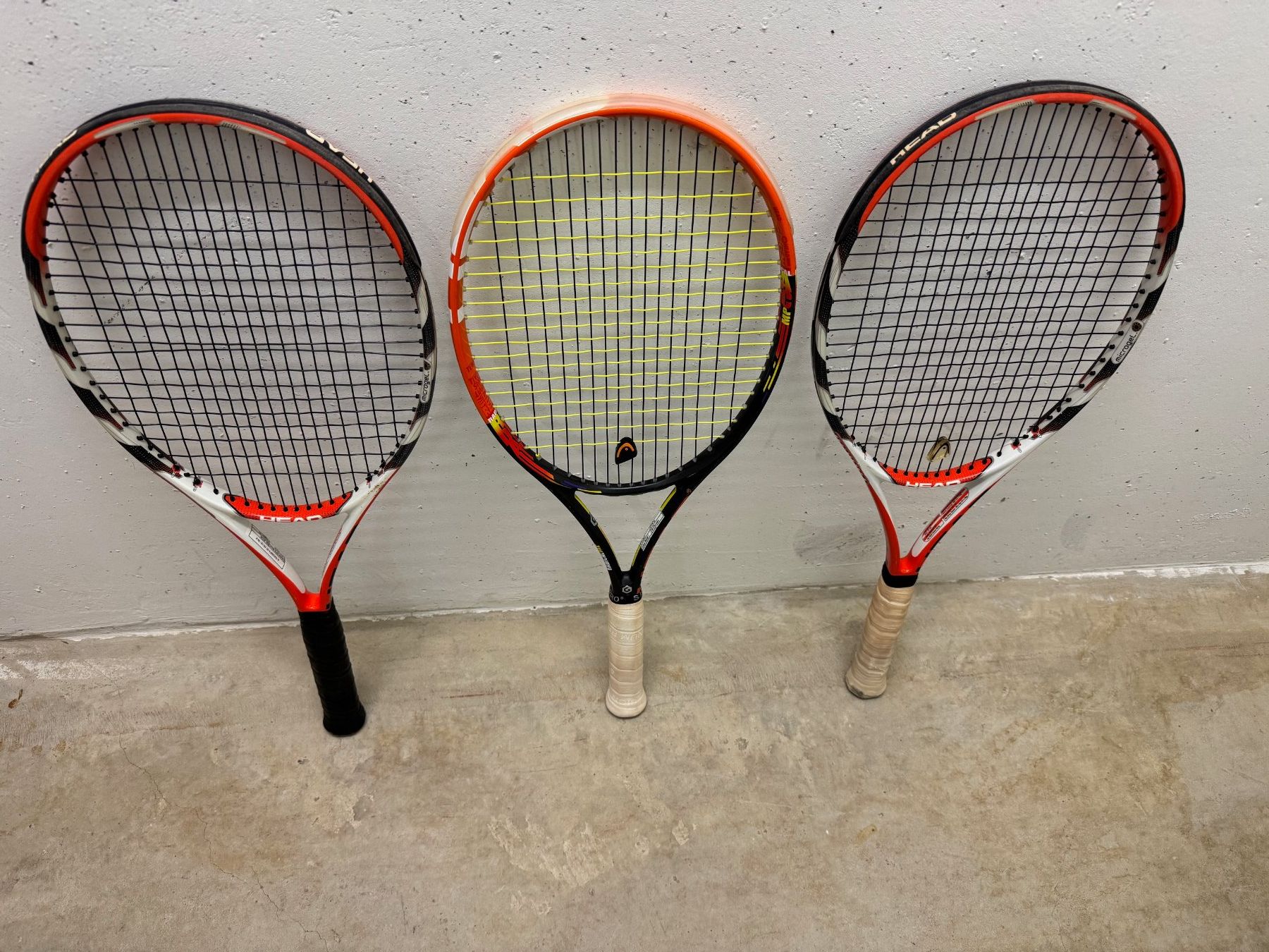 Head Racchette: 2 Tennisrackets MP Radical Head 45 CHF pro Racket – Usato da Frauenfeld venduto da Laidbackluke