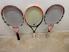 2 Tennisrackets MP Radical Head 45 CHF pro Racket