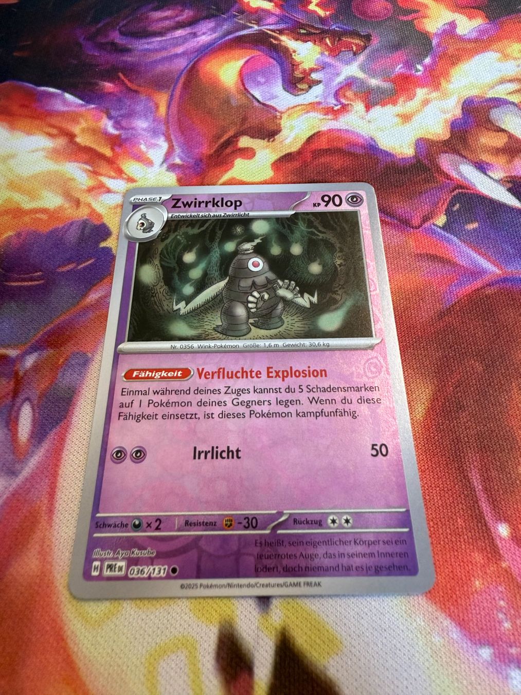Pokémon Carte collezionabili: Zwirrklop (PRE 036) / Reverse Holo – Nuovo (secondo la descrizione) da Bülach venduto da CherryBlu