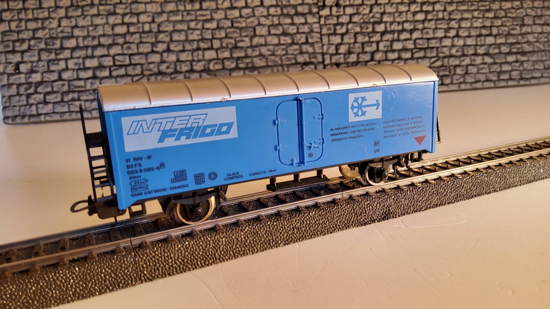 Lima Modellini di ferrovie: Lima Güterwagen InterFrigo H0 1972 – Usato da Grüningen venduto da VENOM59 2