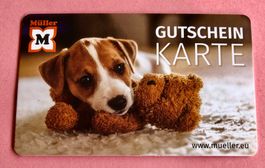Müller Geschenkkarten  ohne Guthaben und für Sammler gedacht