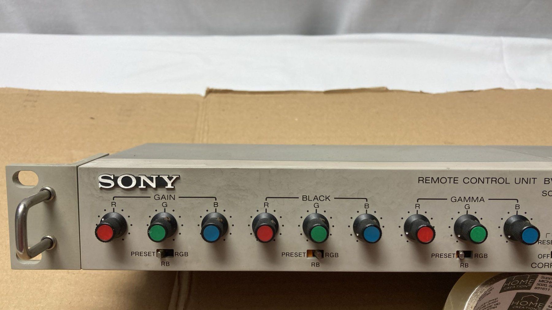 Sistema di controllo: Sony Remote Control Unit BVR-58 – Usato da Dietikon venduto da Rima57 1