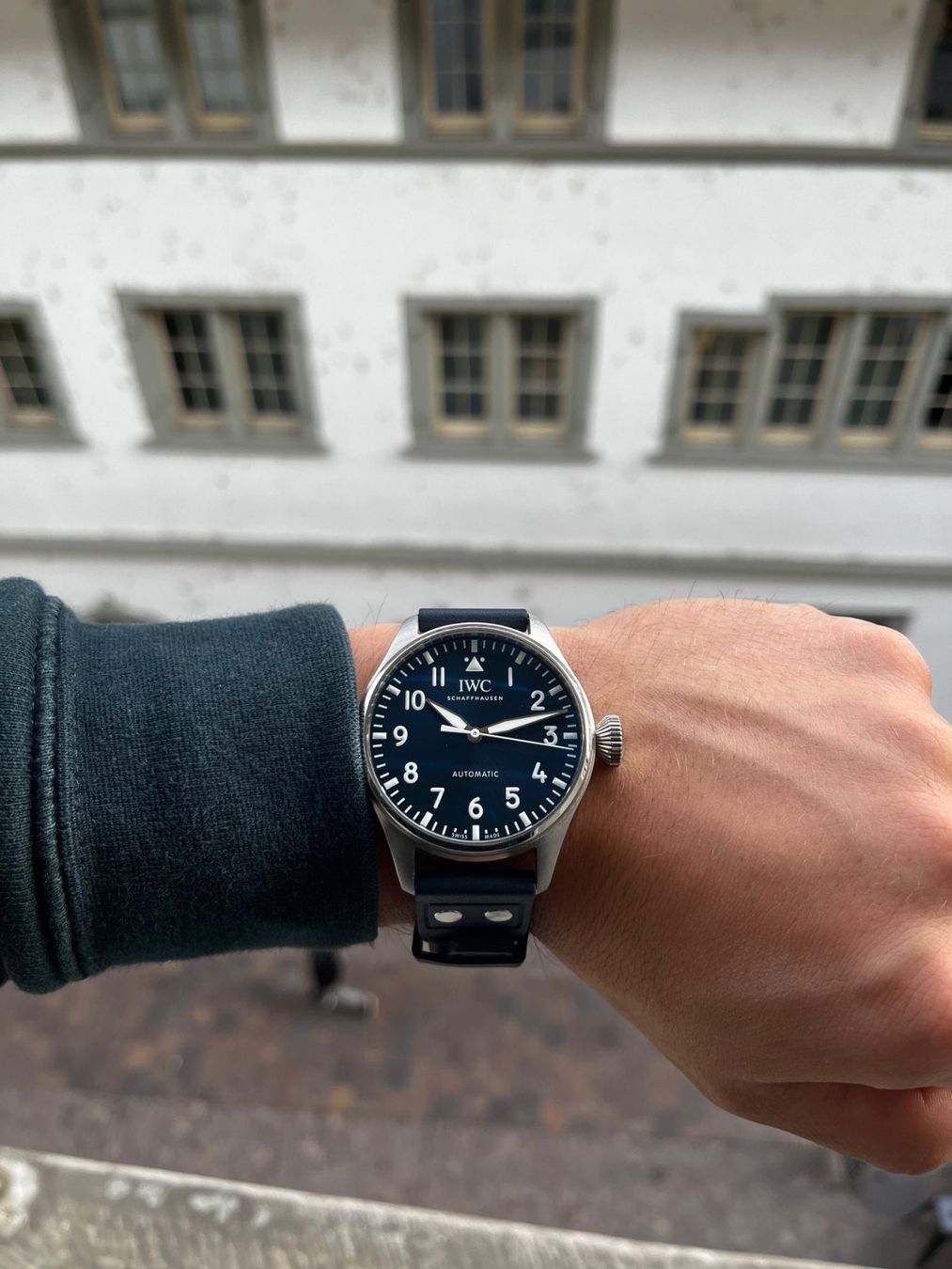 IWC Uhren: IWC Big Pilot 43, Full Set + Kautschukband – Gebraucht aus Schaffhausen von immervali 2