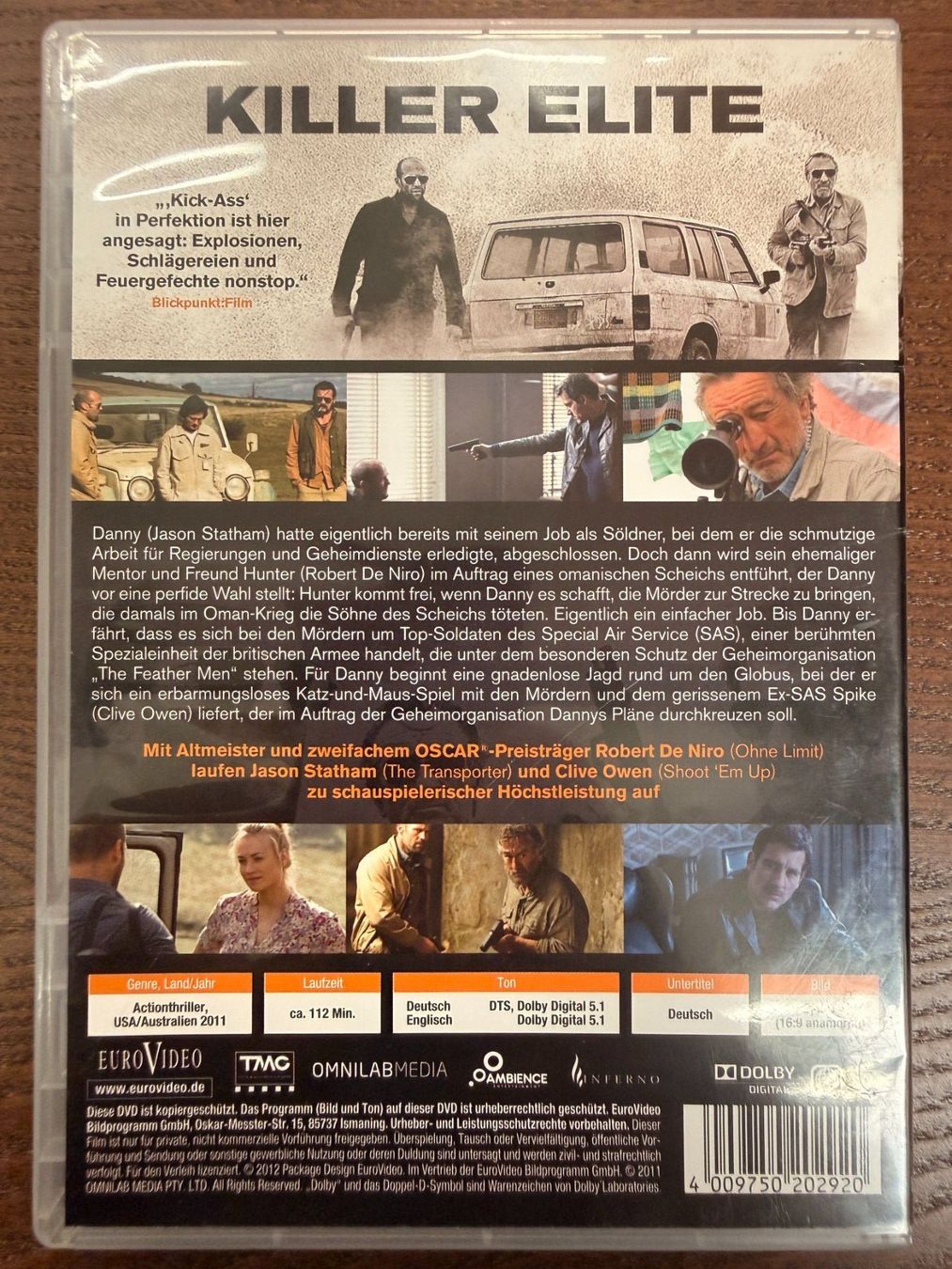 Alle DVDs: Killer Elite – Gebraucht aus Zürich von FilmFreunde 1