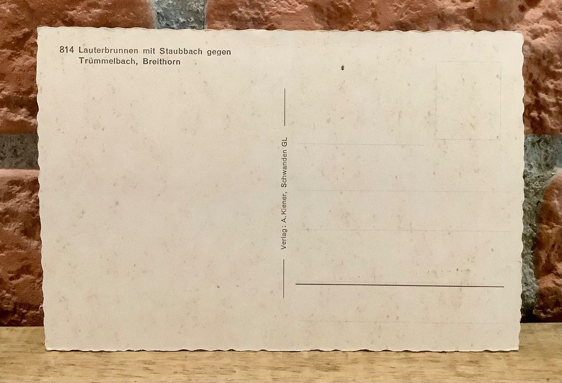 Cartoline postali: LAUTERBRUNNEN mit Staubbach - Berner Oberland – Usato da Root venduto da ENGLAND-TREASURES 2