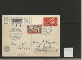 timbre carte postale Pro Patria 72 avec B13 et B14