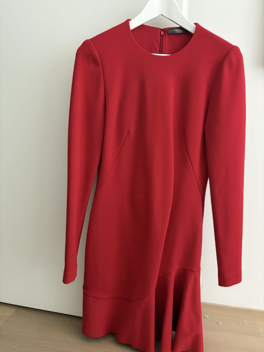 Alexander Mcqueen Vestiti: rotes Kleid von Alexander McQueen – Usato da Zürich venduto da mausi030