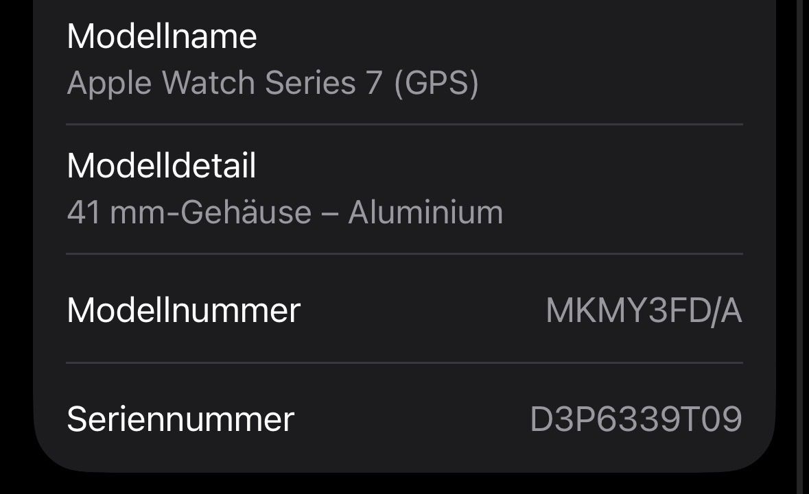 Apple Smartwatch: APPLE WATCH Series 7 Gehäuse – D'occasion à Rapperswil SG par kimbuetler 5