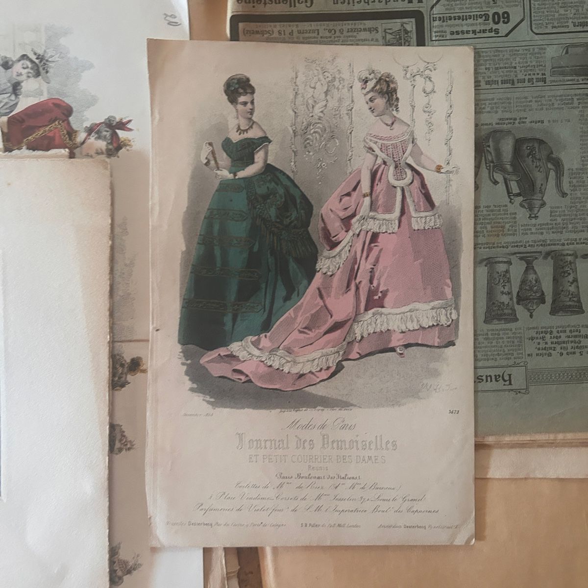 Foto & Immagini:  alte Modezeitschriften und Drucke Jugendstil – Usato da Laufen venduto da belleskulptur 8