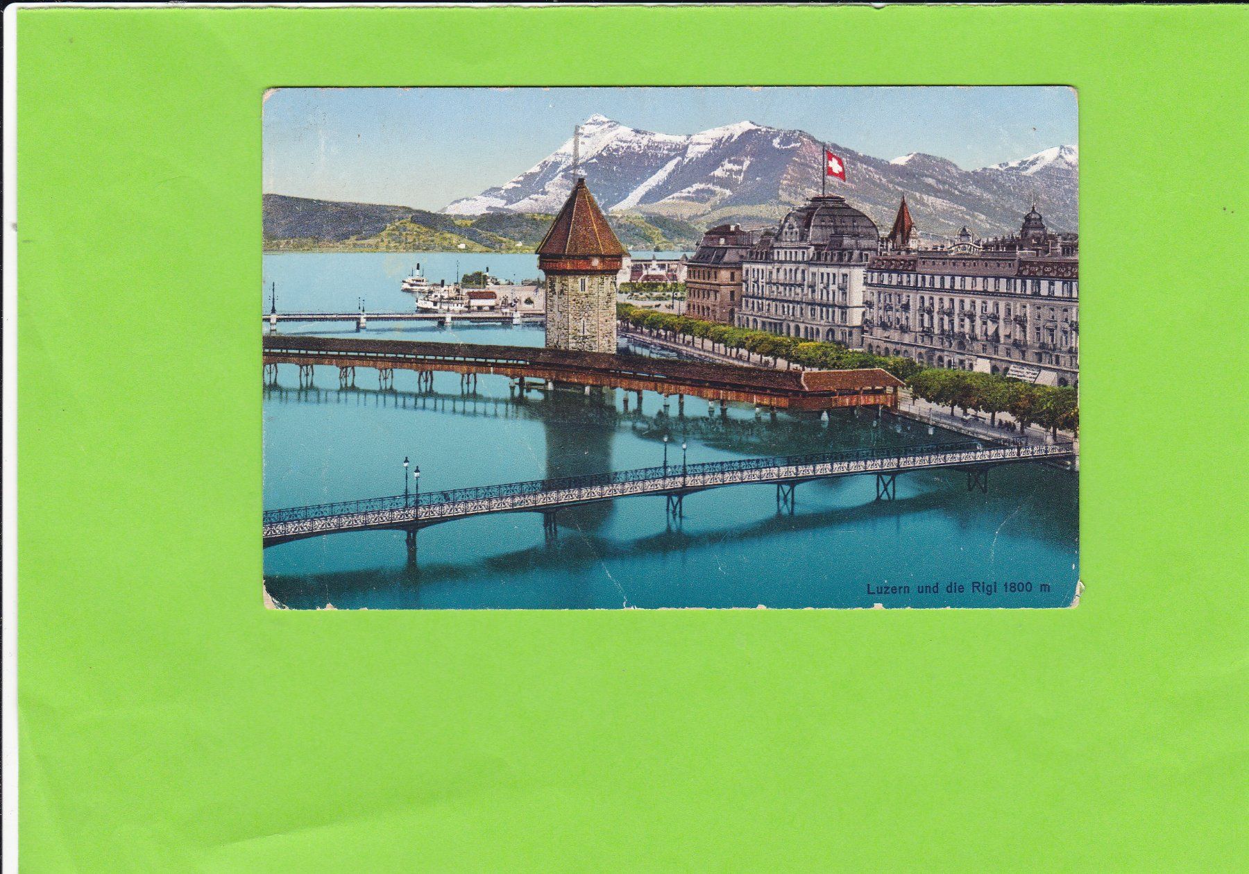 Cartoline postali: Luzern und die Rigi – Usato da St. Peterzell venduto da neckertal
