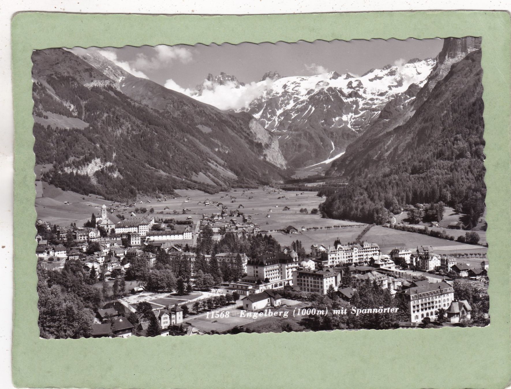 Cartoline postali: Engelberg mit Spannörter 1956 – Usato da Herisau venduto da Lisegrat2008