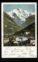 AK Interlaken, Die Jungfrau, Teilansicht