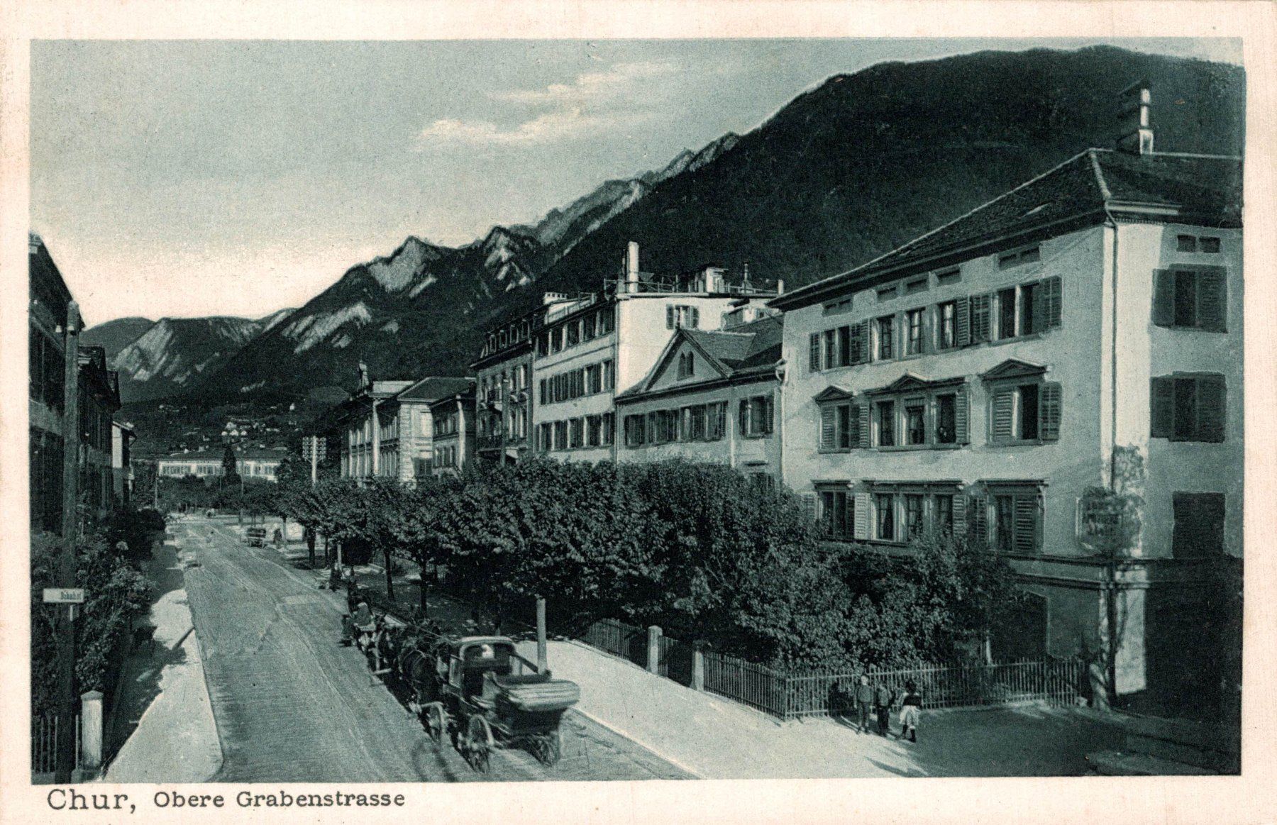 Cartoline postali: Chur, obere Grabenstrasse – Usato da Bronschhofen venduto da Astore