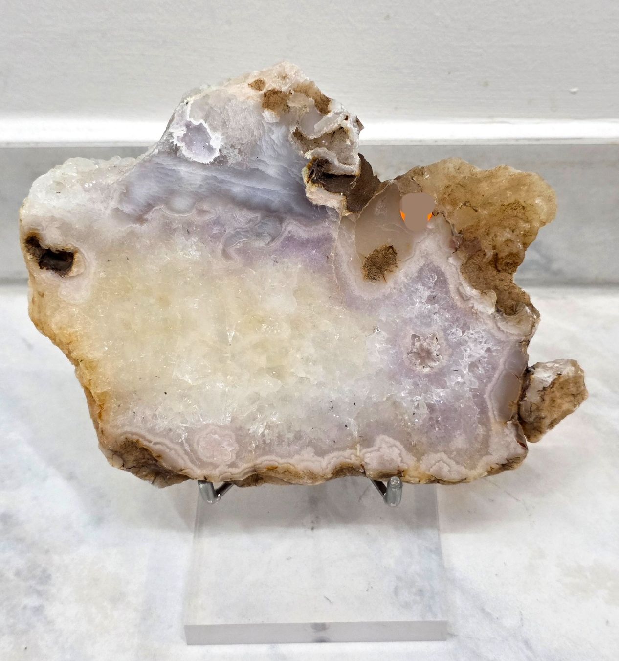 Minerali & Pietre curative: Pinke Amethyst Scheibe 370g – Nuovo e nell'imballaggio originale da Matzingen venduto da Shay_Crystalz 2