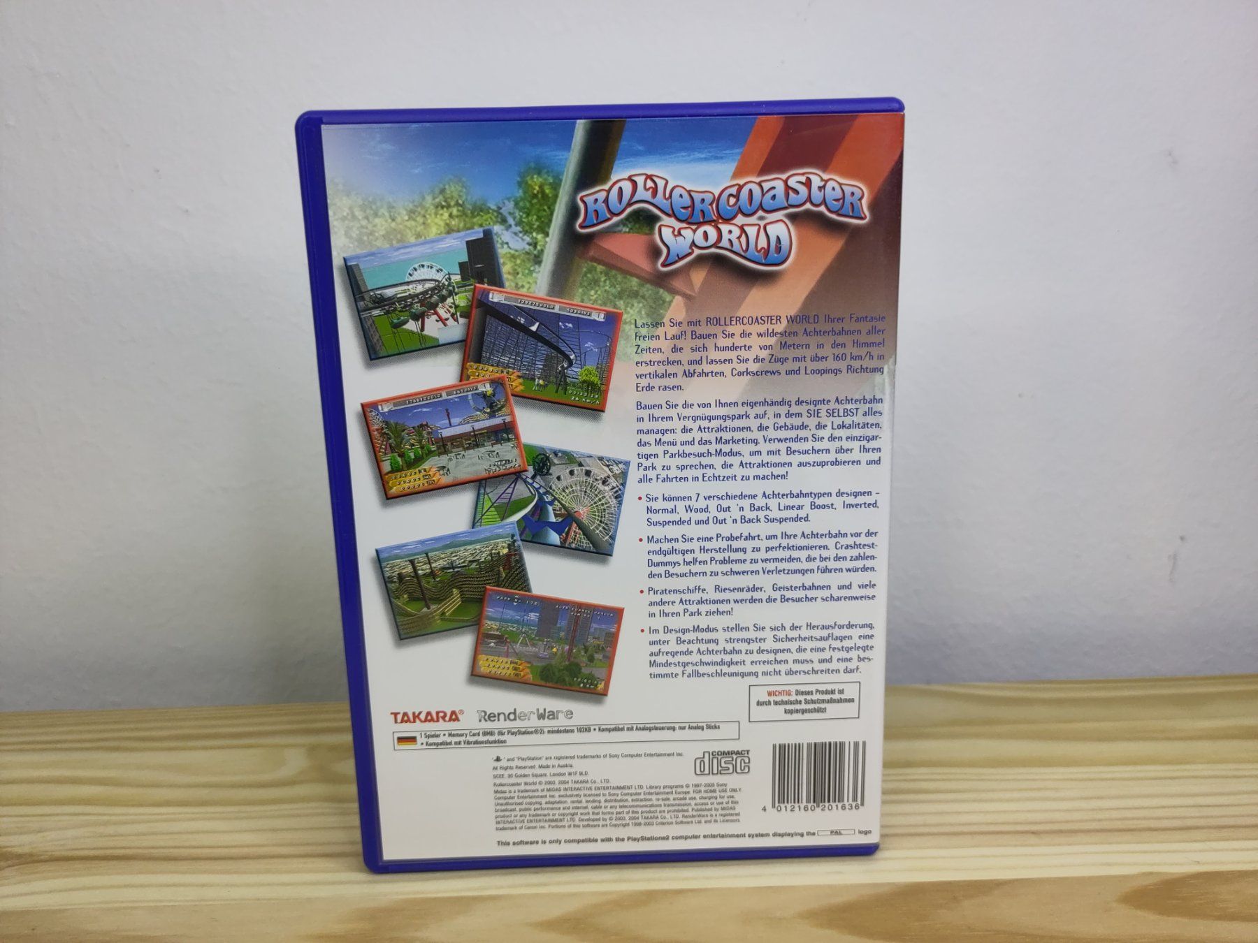 Giochi: Rollercoaster World Playstation 2 PS2 PAL CIB – Usato da Zug venduto da RepTCG 1
