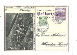 FL Bild-Postkarte Triesenberg 1932 mit Zusatz-Frankatur